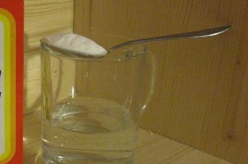 szódabikarbóna benne, hogy növelje a tagot